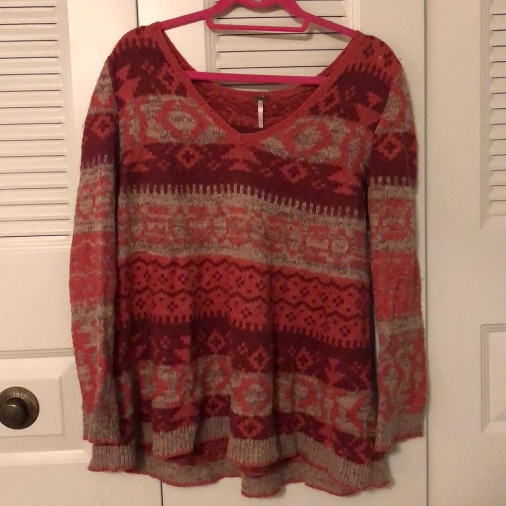 Free People V-neck Sweater